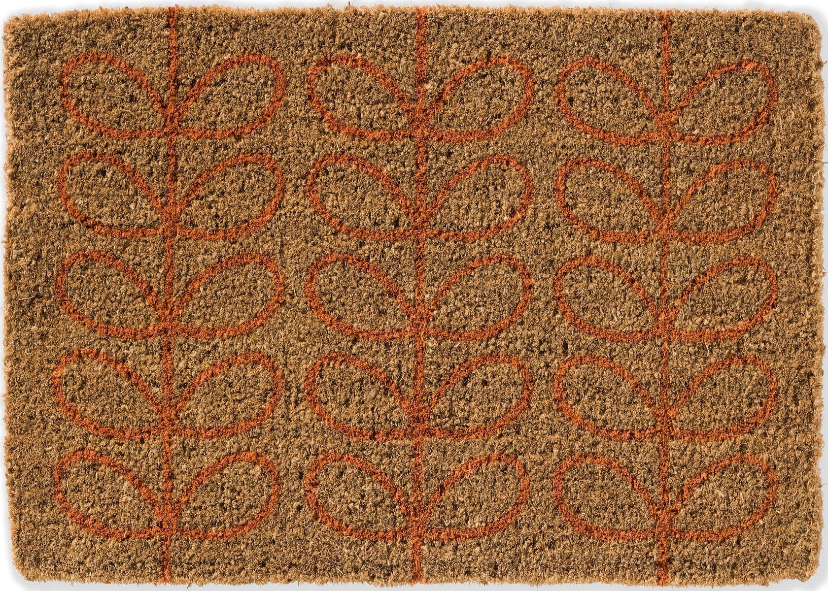Orla Kiely | Doormat Linear Stem Tomato 560503 | Carpet | Tapison