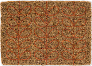 Orla Kiely | Doormat Linear Stem Tomato 560503 | Carpet | Tapison