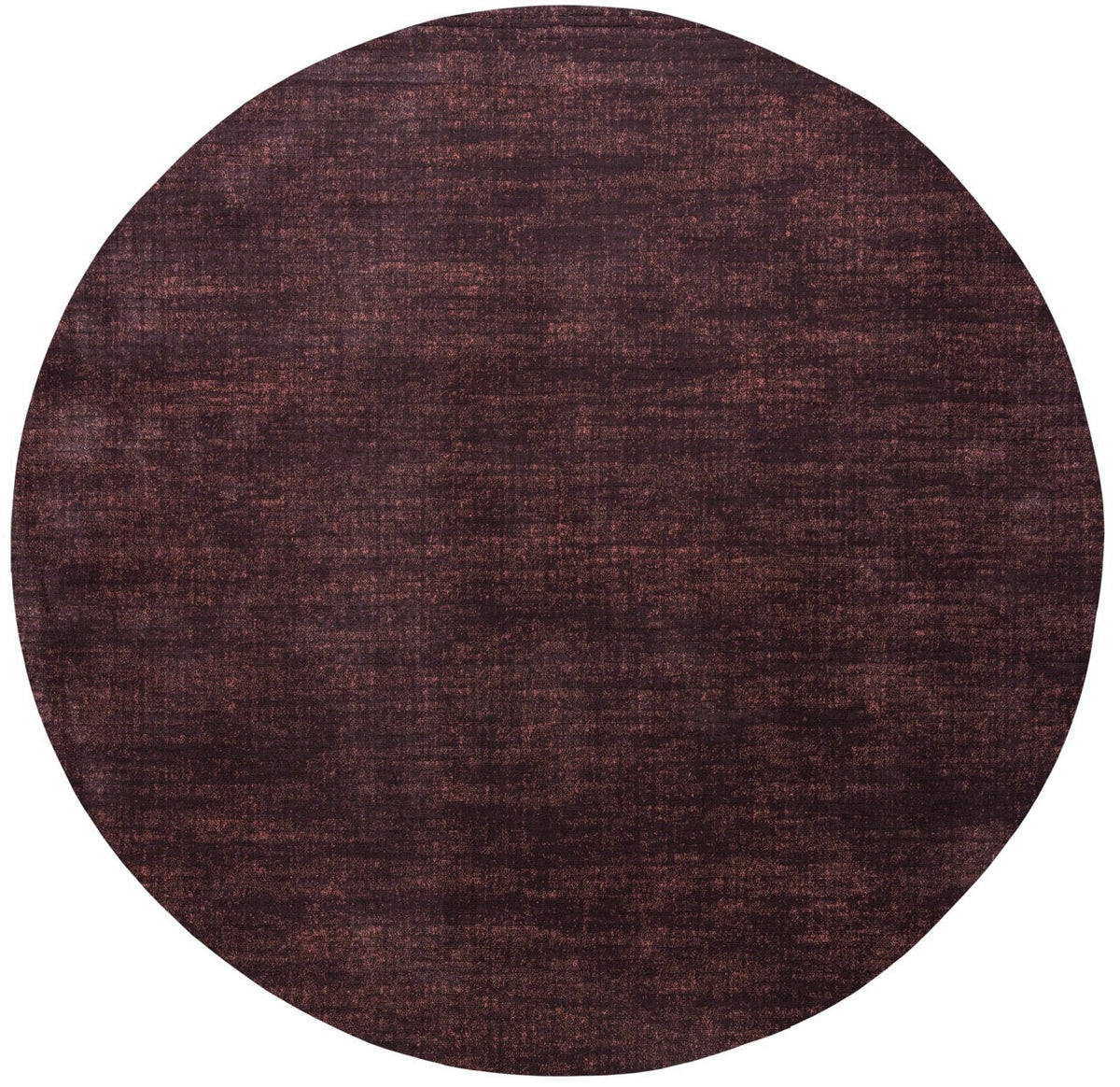 Plum Low Pile Rug Tapison Home Torino, round