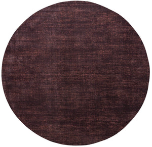 Plum Low Pile Rug Tapison Home Torino, round