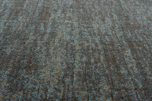 Teal and Brown Rug Tapison Home Torino, detail