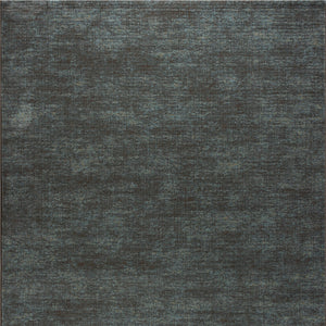 Teal and Brown Rug Tapison Home Torino, square