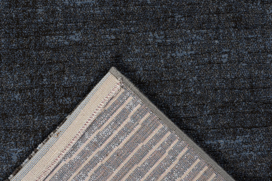 Charcoal Blue Rug Tapison Home Torino, detail