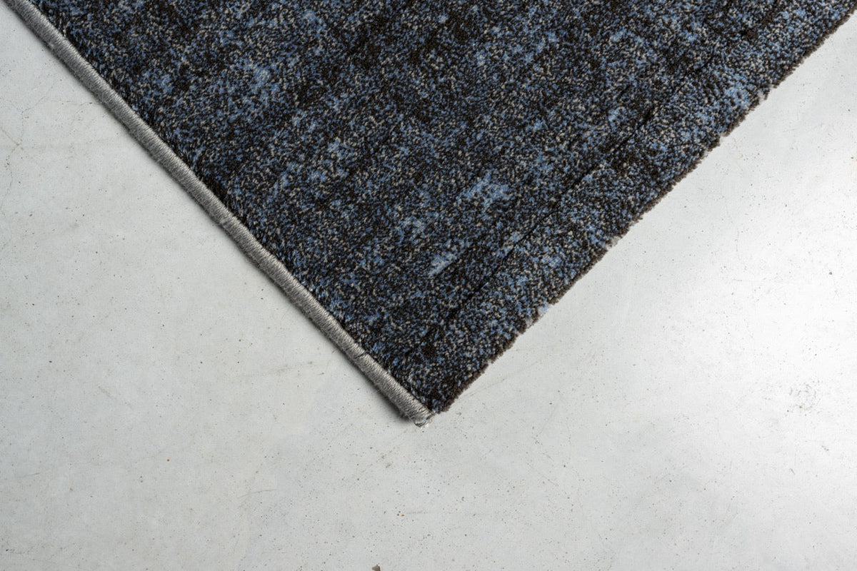Charcoal Blue Rug Tapison Home Torino, detail