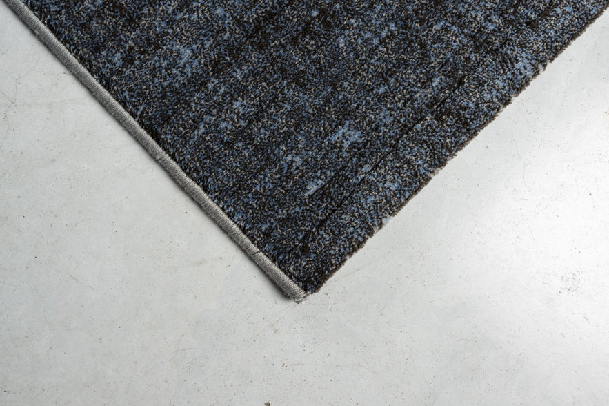 Charcoal Blue Rug Tapison Home Torino, detail