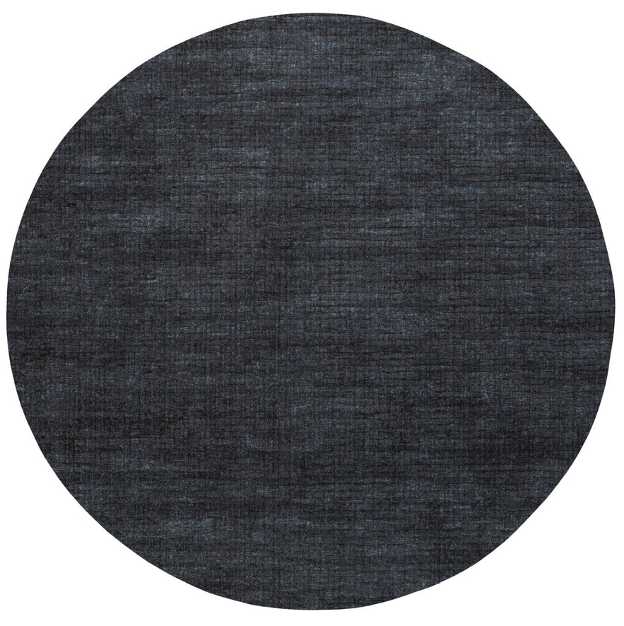Charcoal Blue Rug Tapison Home Torino, round