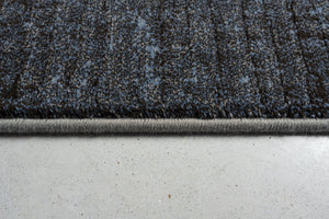 Charcoal Blue Rug Tapison Home Torino, detail