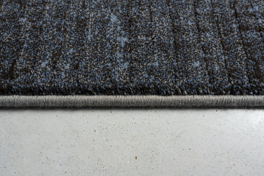 Charcoal Blue Rug Tapison Home Torino, detail