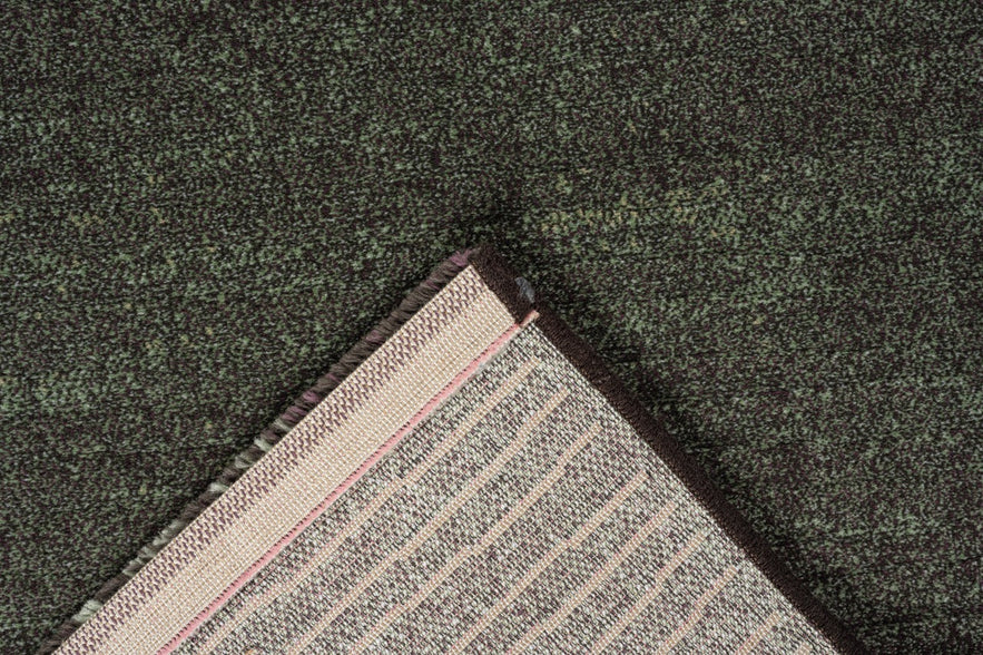 Olive Green Rug Tapison Home Torino, detail