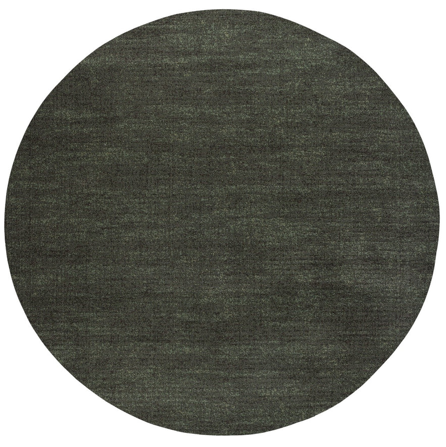Olive Green Rug Tapison Home Torino, round