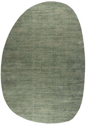Sage Green Rug Tapison Home Torino, pebble shape