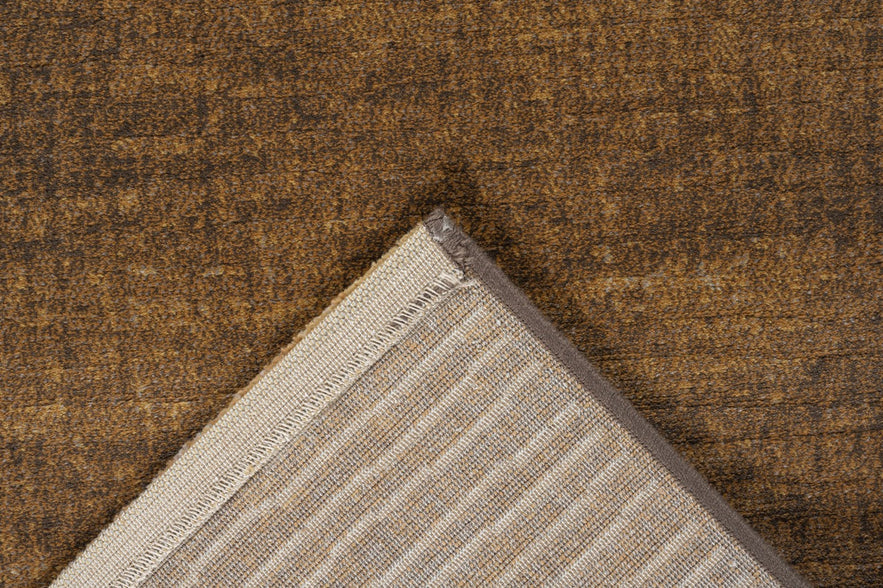 Cognac Brown Rug Tapison Home Torino, detail