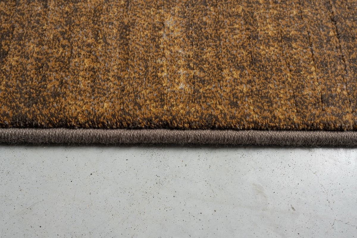 Cognac Brown Rug Tapison Home Torino, detail