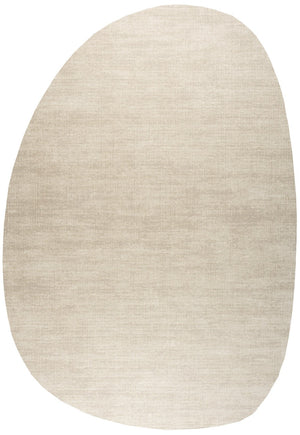 Cream Rug Tapison Home Torino, pebble shape