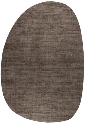 Mushroom Taupe Rug Tapison Home Torino, pebble shape