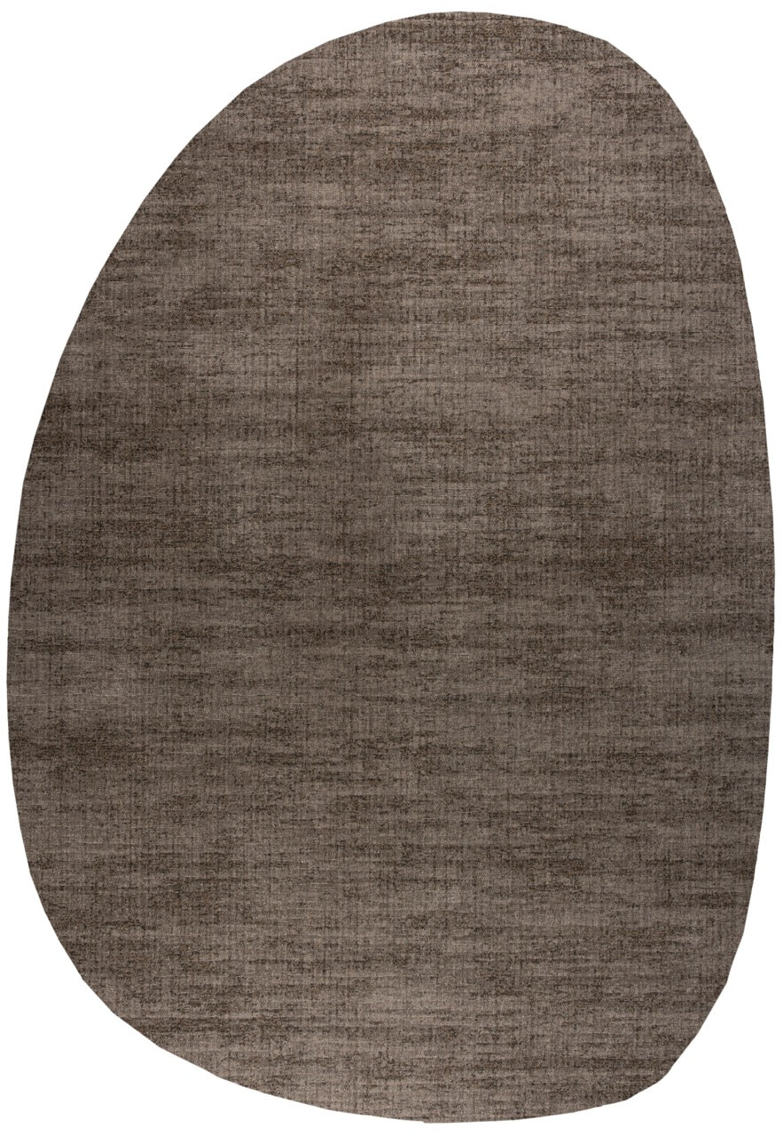 Mushroom Taupe Rug Tapison Home Torino, pebble shape