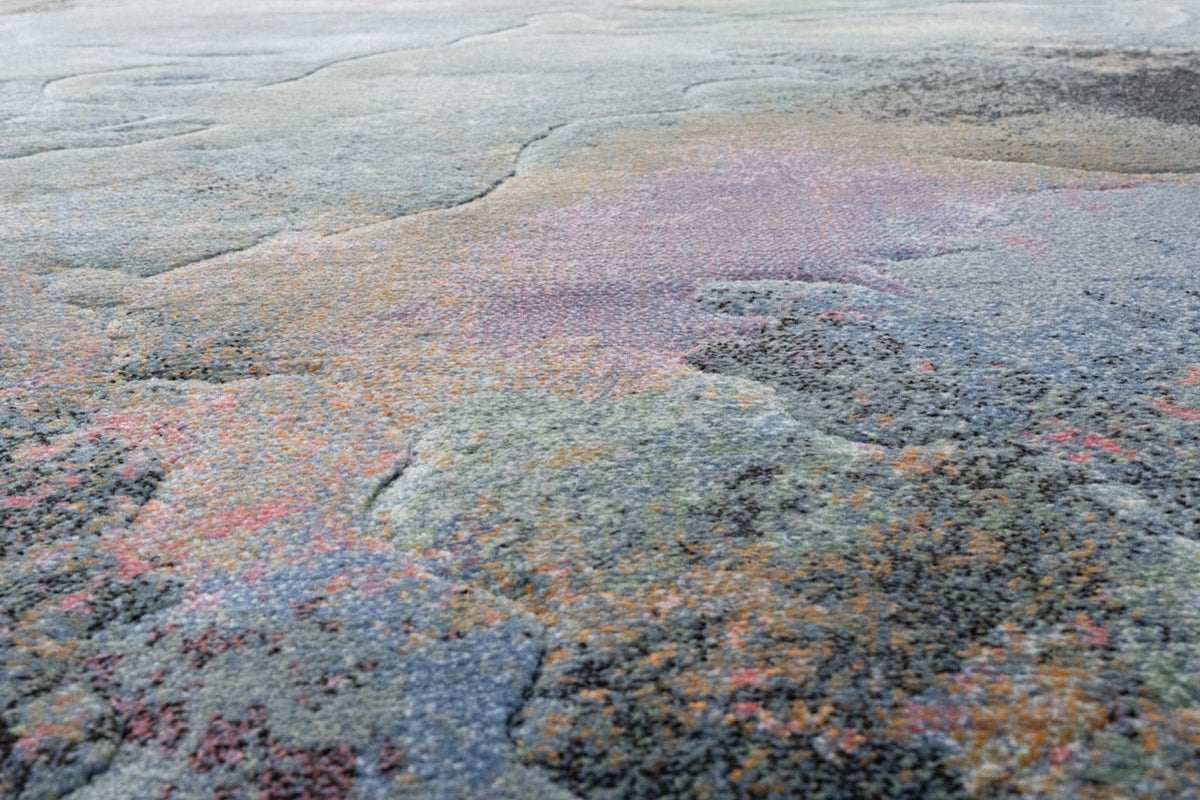Close-up of the dense low pile of the Tapison Home Torino 063.0934.5626 rug, pebble shape