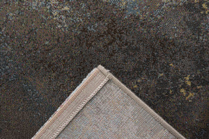 Folded corner showing the woven backing of the Tapison Home Torino 063.0934.7270 multicolour rug