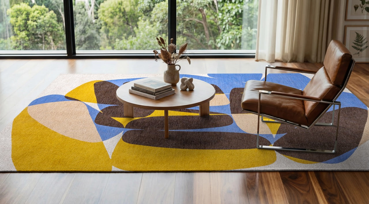 Louis de Poortere Gallery Stones Sunny Blue 2085