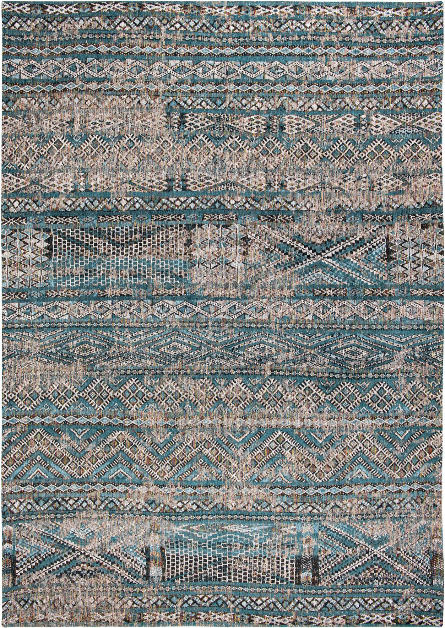 Louis de Poortere Antiquarian Kilim Zemmuri Blue 9110