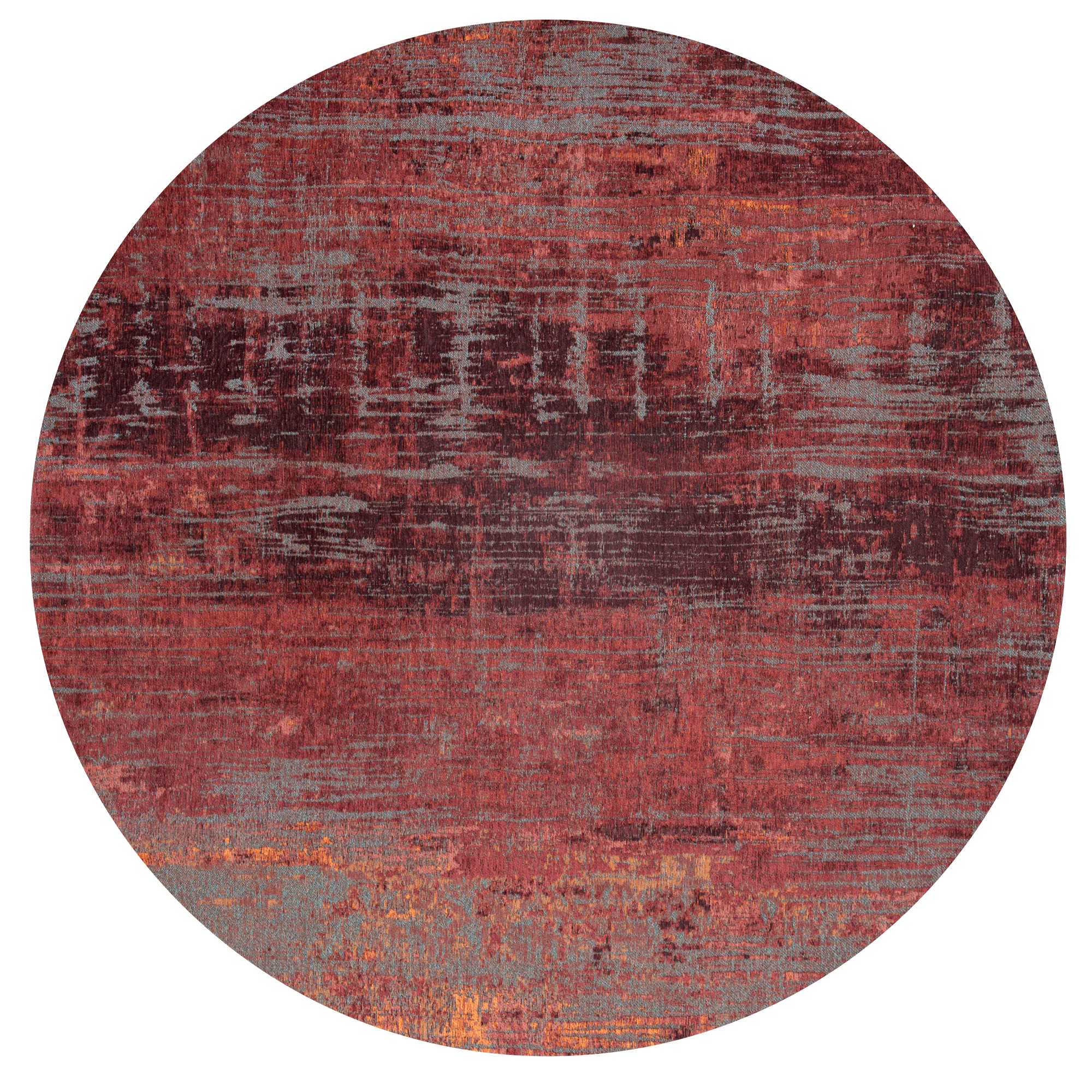 Louis de Poortere Atlantic Streaks Round Nassau Red 9125