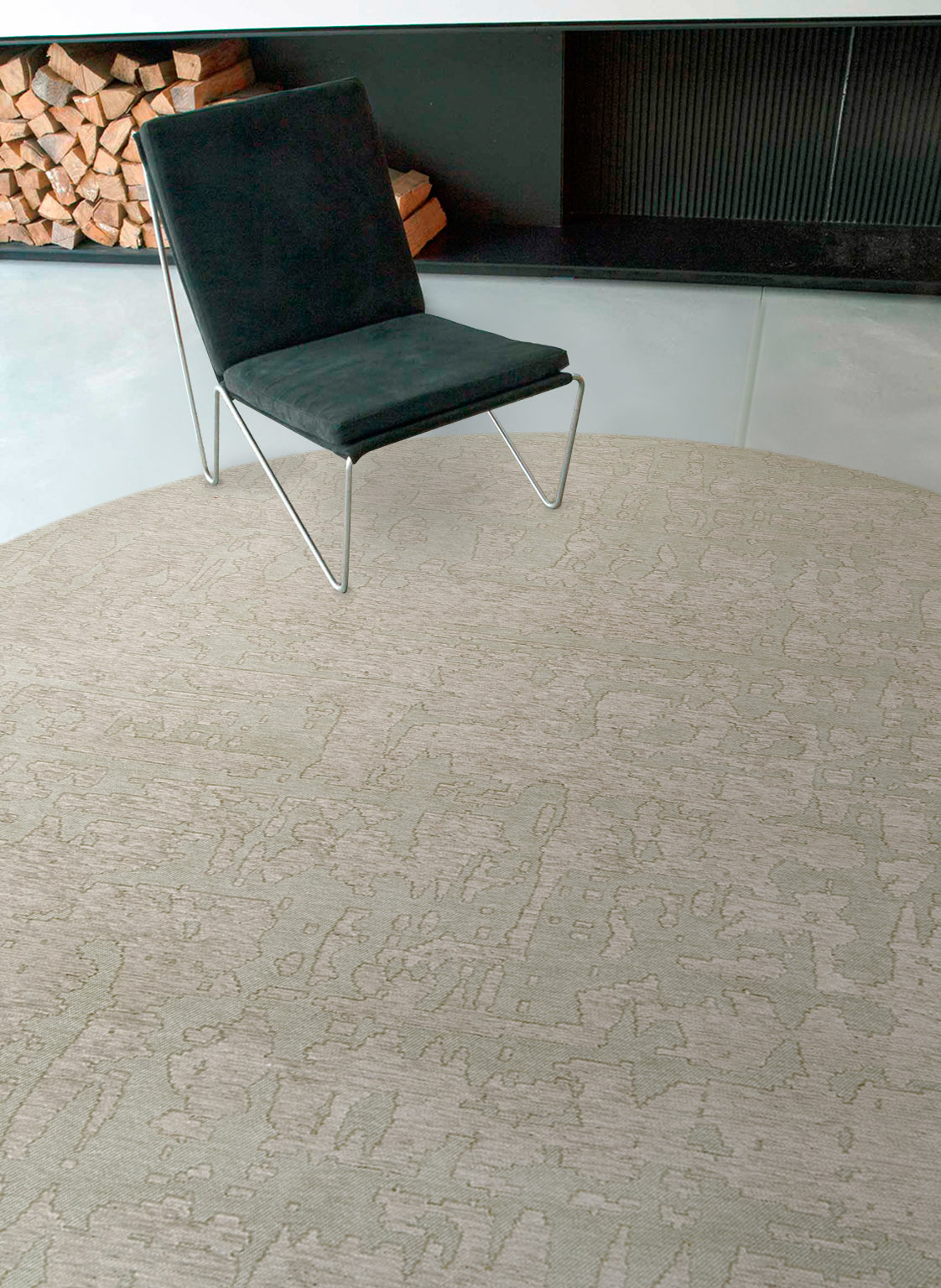 Louis de Poortere Structures Baobab Round Dry Beige 9197