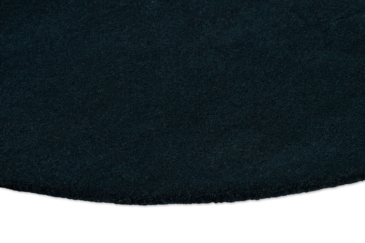 Brink & Campman Element Lane Blue rug, detail of edge and pile