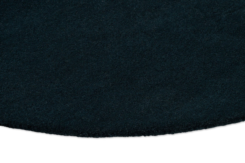 Brink & Campman Element Lane Blue rug, detail of edge and pile