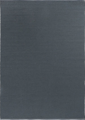 Top-down image of Brink & Campman Grid Slate rug showing tonal grid pattern in charcoal grey
