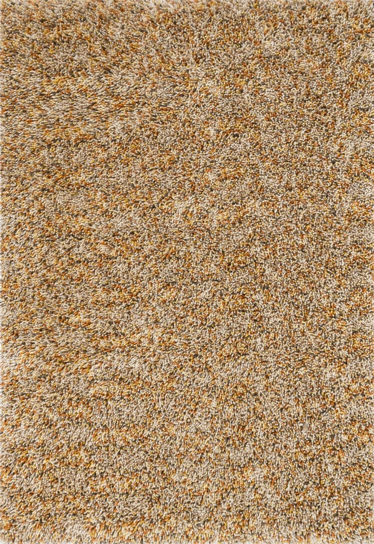 Brink & Campman Loom Calendula rug in marigold yellow, ochre and cream, top view