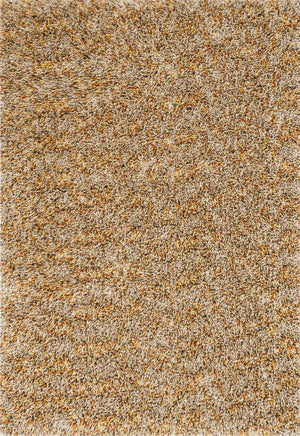 Brink & Campman Loom Calendula rug in marigold yellow, ochre and cream, top view