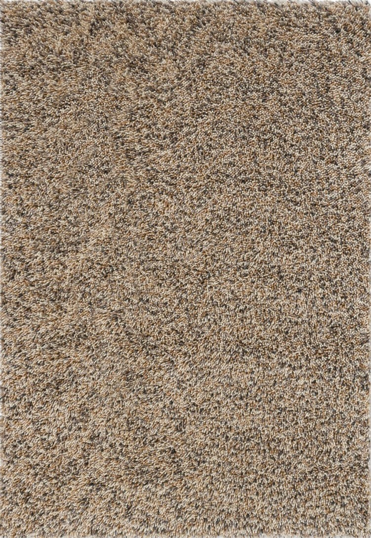 Brink & Campman Loom Natural rug in beige and cream with grey and charcoal flecks, top view