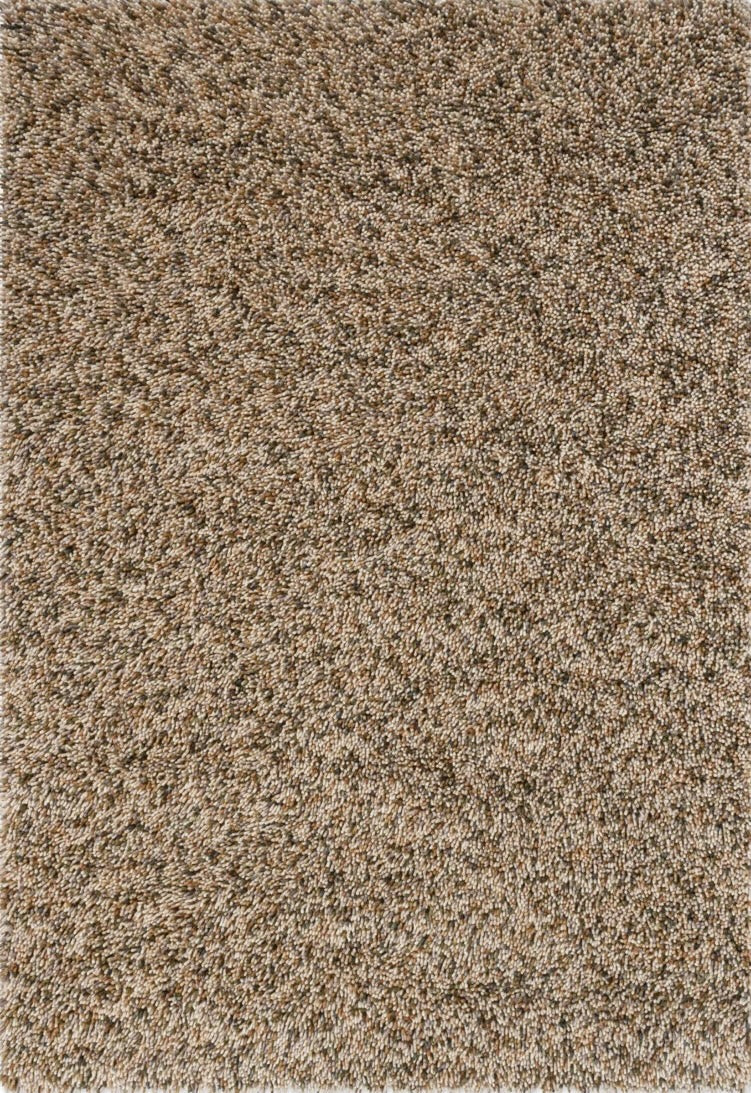 Brink & Campman Loom Natural Moss rug in beige and cream with moss green and brown flecks, top view