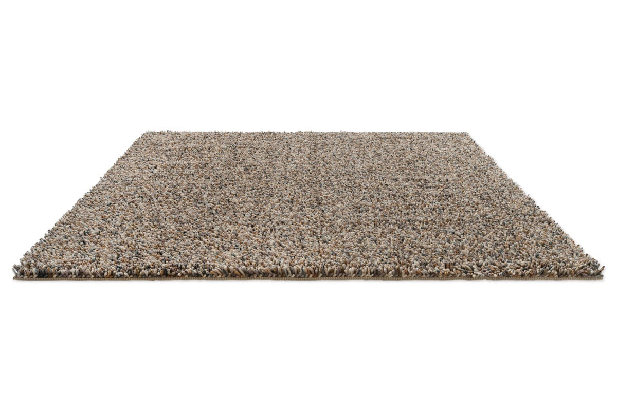 Brink & Campman Loom Natural Storm rug in grey, taupe and blue grey, perspective view