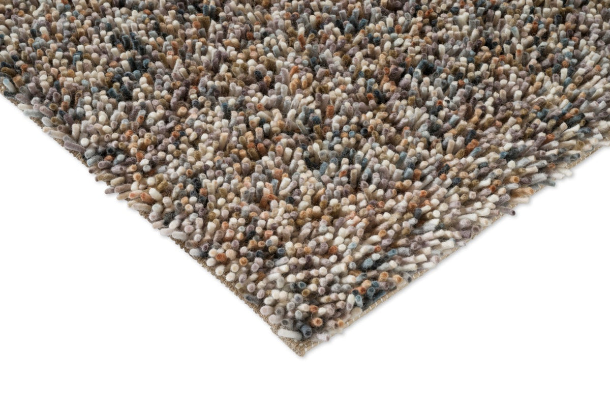 Brink & Campman Loom Natural Storm rug, detail of corner and pile