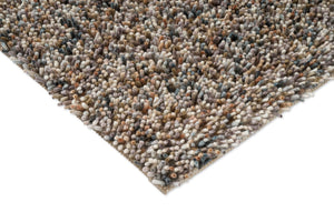 Brink & Campman Loom Natural Storm rug, detail of corner and pile