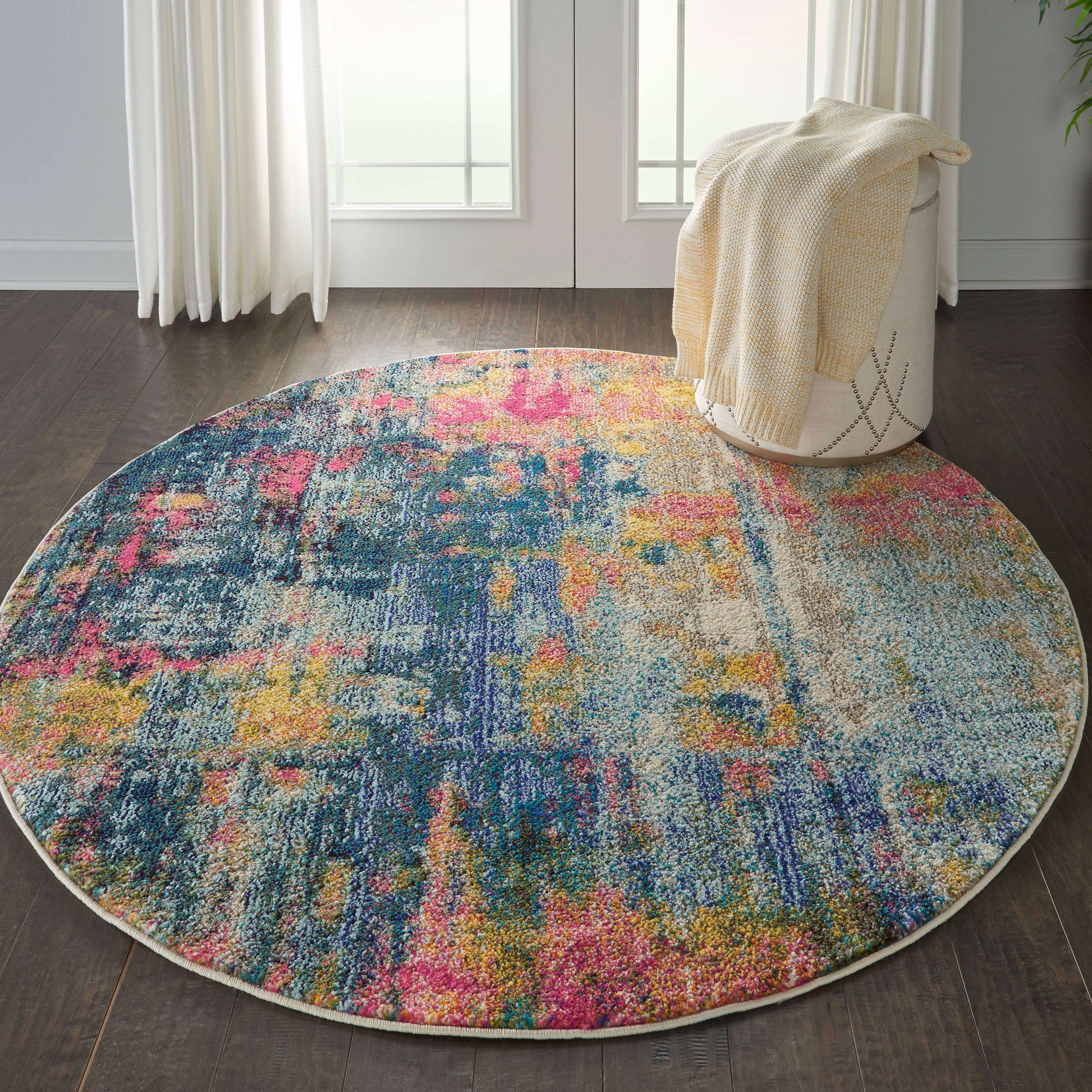 Nourison Celestial R. Blue Yellow CES09