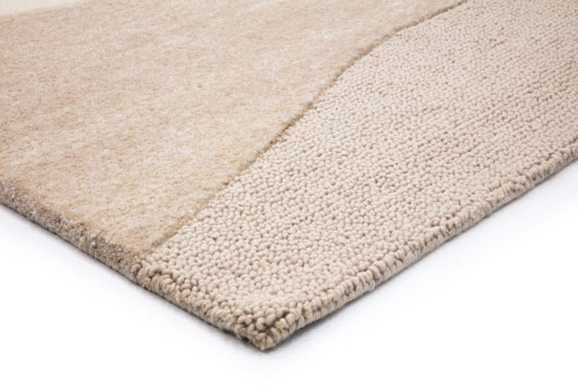 Acsento Bergen rug, detail of corner and pile