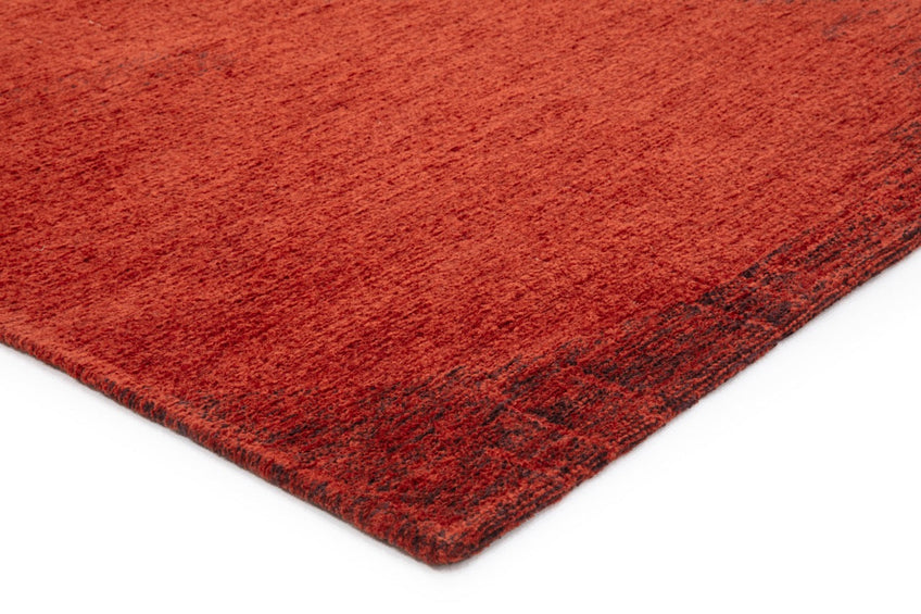Acsento Bubbles Brick rug, detail of corner and pile