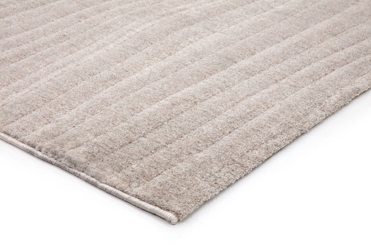 Acsento Duna Linen rug, detail of corner and pile