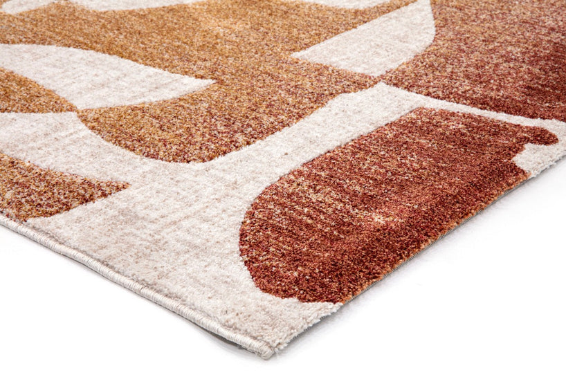 Acsento Duna Multi rug, detail of corner and pile