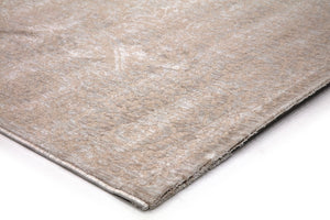 Acsento Heritage Ivory rug, detail of corner and pile