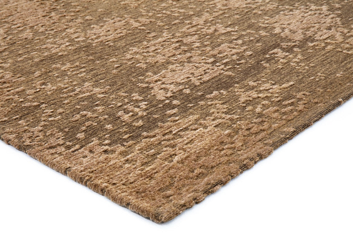 Acsento Laguna Bronze rug, detail of corner and pile
