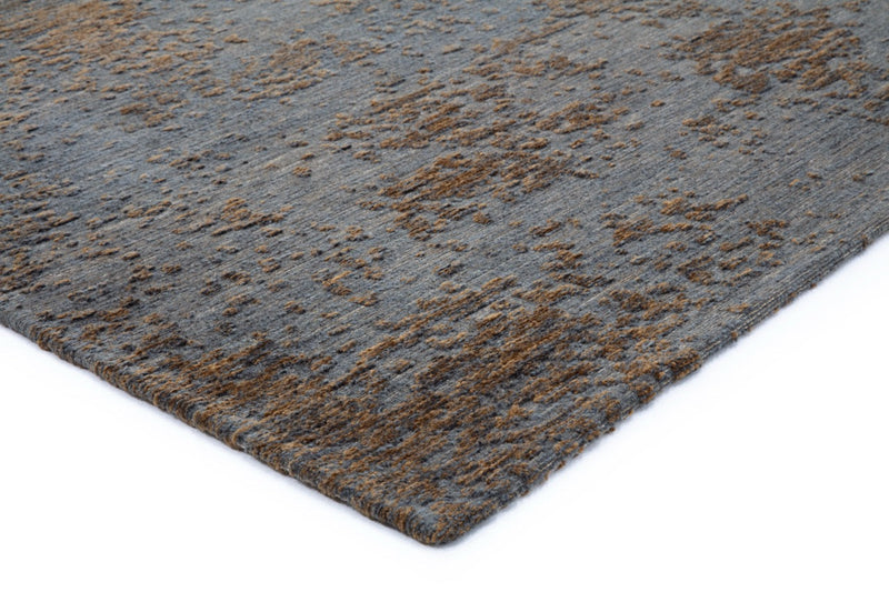 Blue Flatweave Rug Acsento Laguna Forest, detail