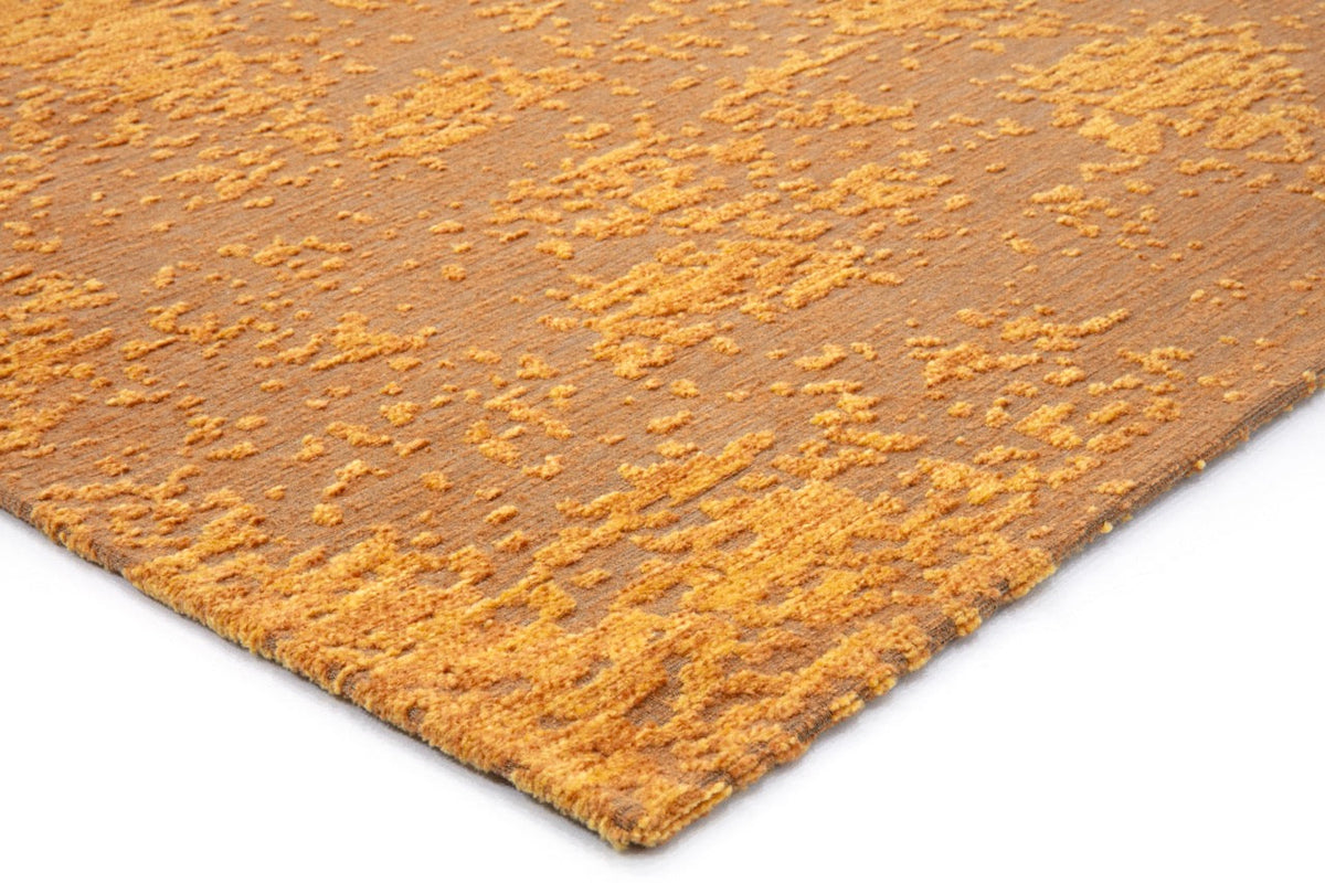 Acsento Laguna Melon rug, detail of corner and pile
