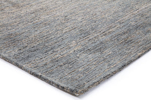 Acsento Moonshadow Green rug, detail of corner and pile