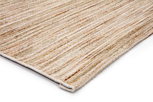 Acsento Origin Beige rug, detail of corner and pile