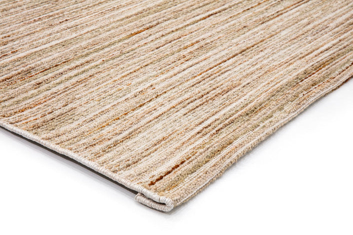 Acsento Origin Beige rug, detail of corner and pile