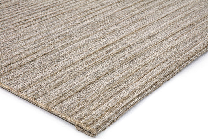 Acsento Origin Green rug, detail of corner and pile