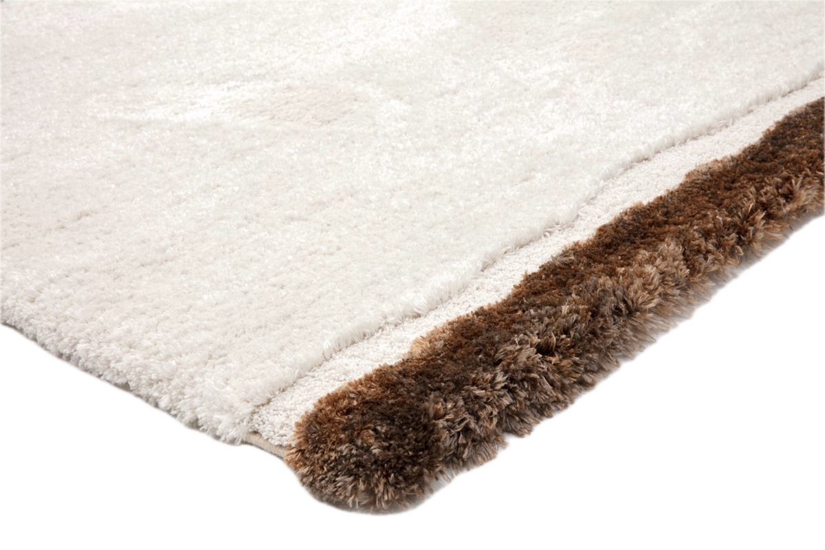 Acsento Step Stones rug, detail of corner and pile